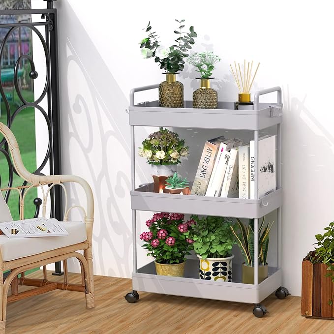 SOLEJAZZ 3 Tier Rolling Storage Cart - Image 6
