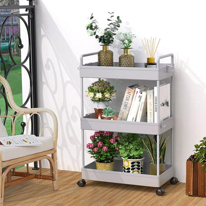 SOLEJAZZ 3 Tier Rolling Storage Cart - Image 6