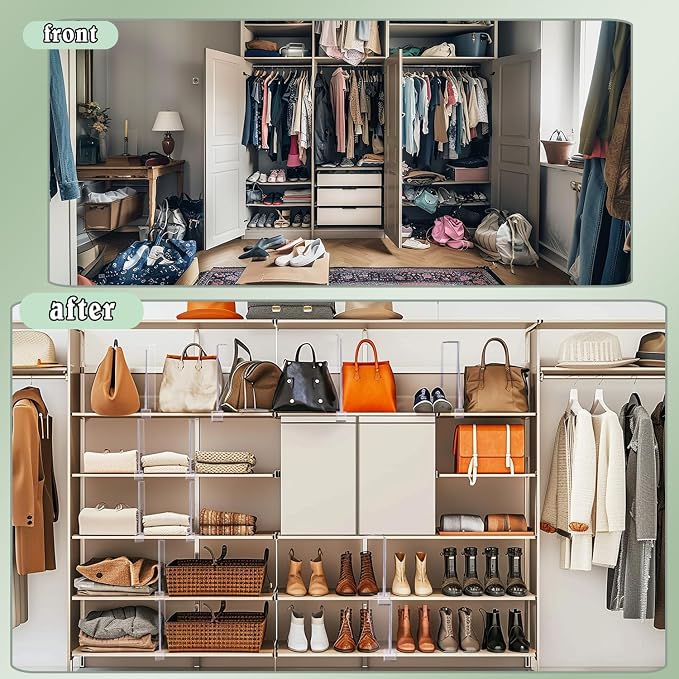 Shelf Dividers for Closet Organization - Image 7