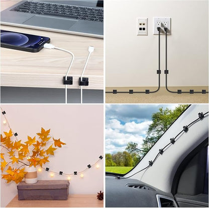 Large Adhesive Cable Clips, Upgraded Wire Clips - Image 6