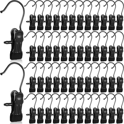 100 Pieces Boot Hangers for Closet Laundry Hooks Hanging Clips Boot Hangers by Shimeyao