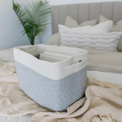 OrganiHaus Set of 3 Woven Storage Baskets - Image 8