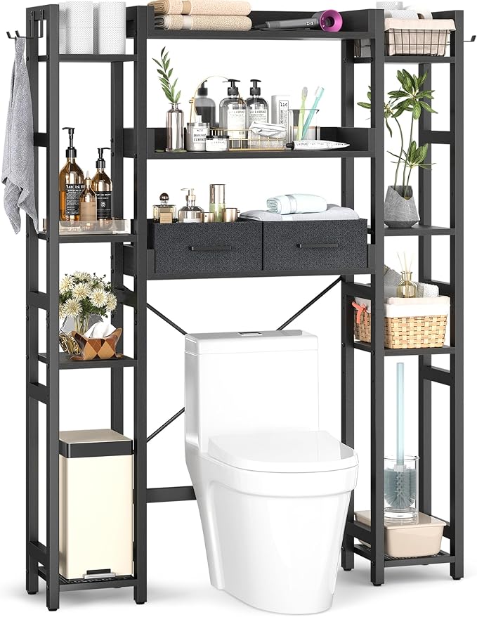 Over The Toilet Storage with 2 Drawers by Besiost