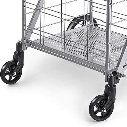 Wellmax Folding Grocery Cart - Image 9
