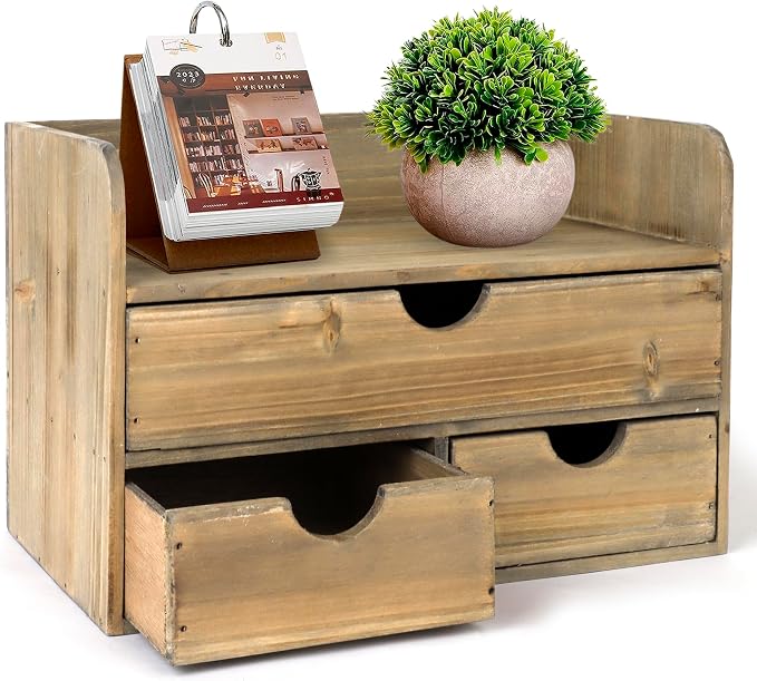 Besti Wooden Office Desk Organizer by Besti