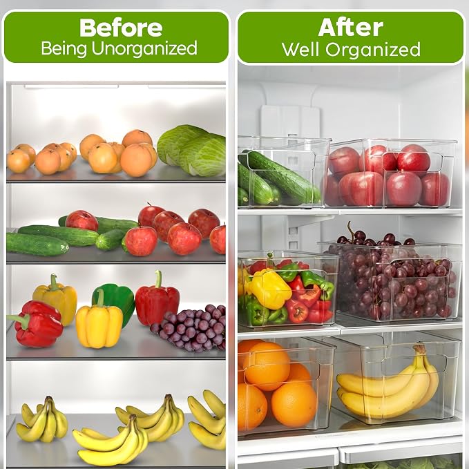 Utopia Home - Fridge & Refrigerator Organizer Bins, Kitchen Cabinets & - Image 5