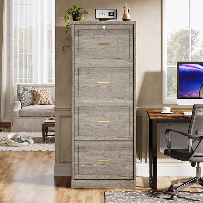 Tribesigns 4-Drawer File Cabinet - Image 5