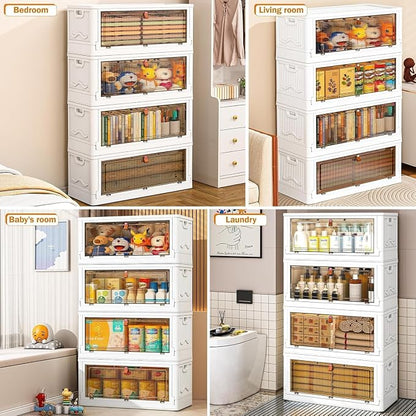 YFXCVSL 4 Tier Plastic Storage Bins - Image 4