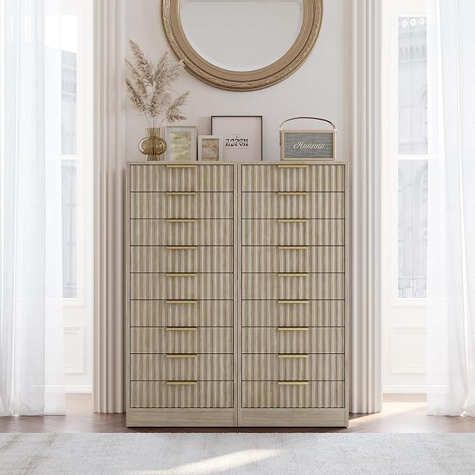 9 Drawer File Cabinet, Wooden Office Cabinet - Image 7
