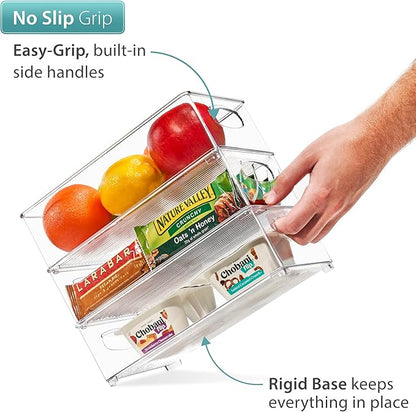 Sorbus Stackable Refrigerator Organizer Bins - Image 5