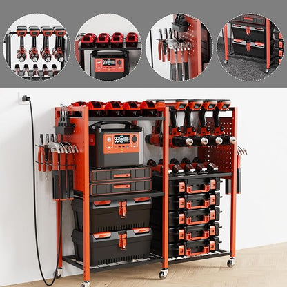 Heavy-Duty Power Tools Organizer Cart - Image 4