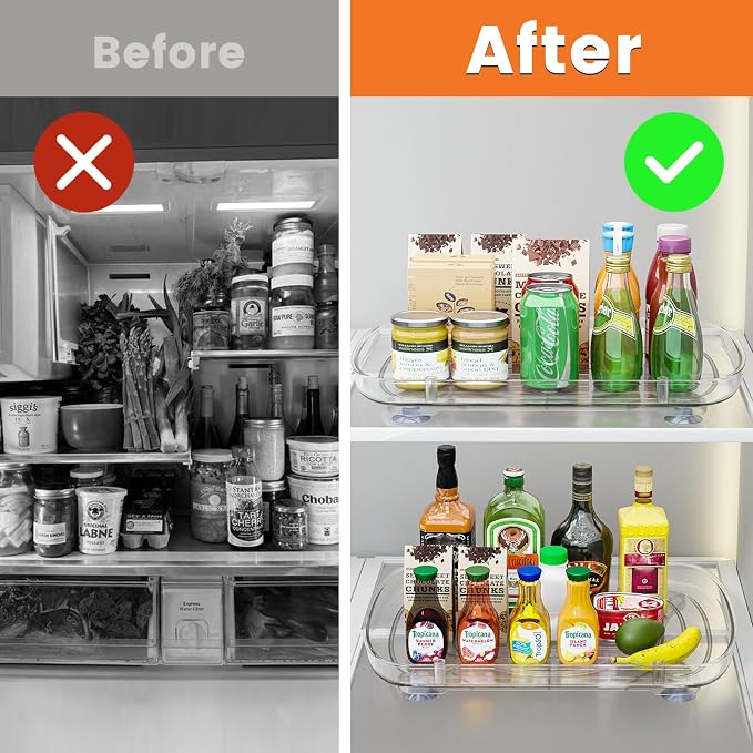 HIYOHIYO Clear Lazy Susan Organizer - Image 4
