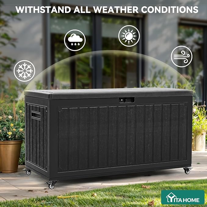 YITAHOME 90 Gallon Outdoor Storage Box - Image 4