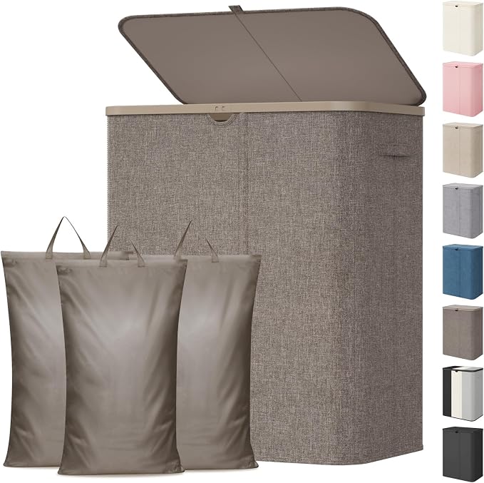 Lifewit 185L 3 Section Laundry Hamper by Lifewit