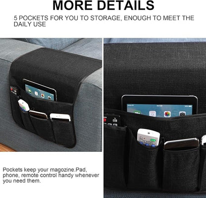 Sofa Armrest Organizer Non-Slip Remote Control Holders - Image 2