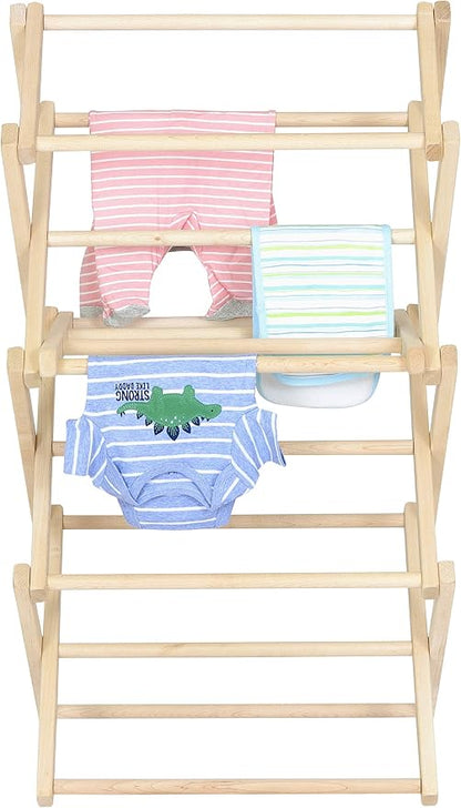 Pennsylvania Woodworks Clothes Drying Rack: Solid Maple Hard Wood Laundry Rack - Image 8