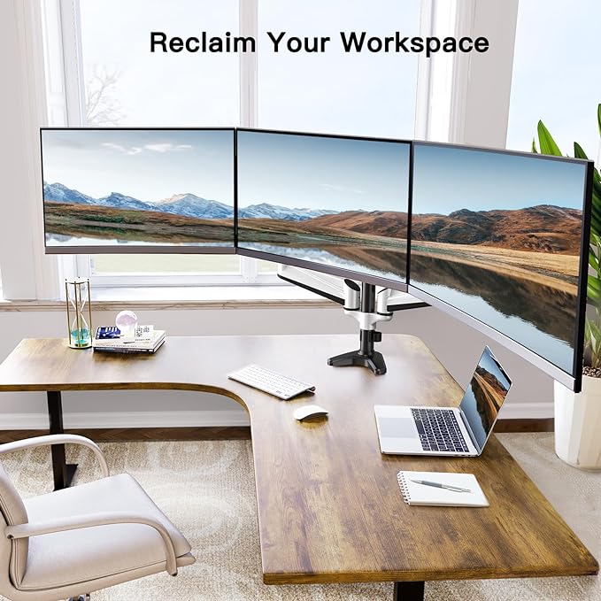 HUANUO Triple Monitor Stand - Image 6