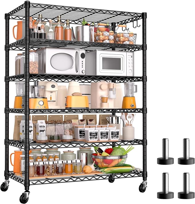 PrimeZone 6 Tier Wire Shelving by PrimeZone