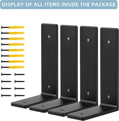6"x 4"Shelf Brackets, L Shelf Brackets, die-cast Formation, Vertical Angle - Image 7