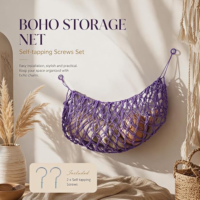 Sports Ball Storage Net, Hanging Basket Organizer Net - Image 3