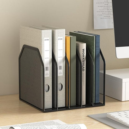 Metal 5-Section File Folder Organizer - Image 4