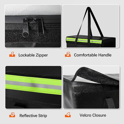 Large Fireproof Document Bag for Home Safe Storage, 4-layer fiberglass - Image 5
