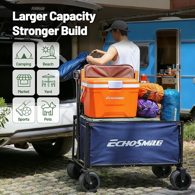 EchoSmile Collapsible Wagon Cart - Image 7