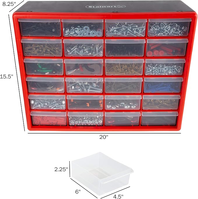 24 Plastic Drawers Organizer - Image 3