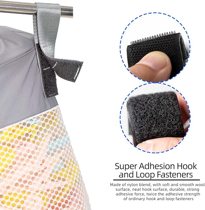 Mesh Clothespin Bag Holder Outside, Ventilation and Moisture Resistance - Image 5