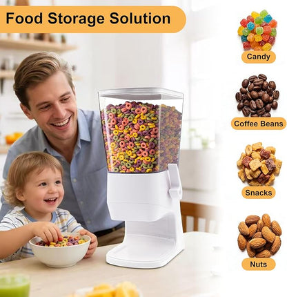 Cereal Dispenser Countertop 2Pcs, Cereal Containers Storage Snack Dispenser - Image 3