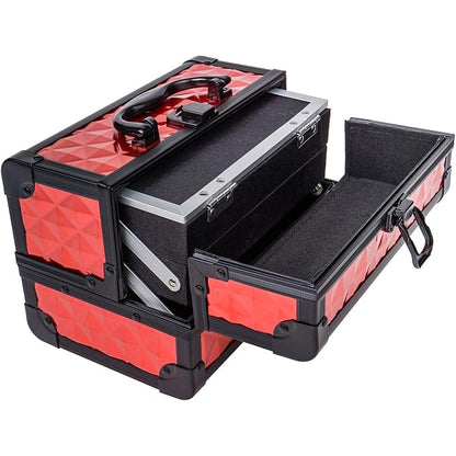 SHANY Chic Makeup Train Case Cosmetic Box Portable Makeup Case Cosmetics Beauty - Image 5
