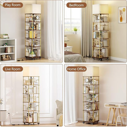 5 -Tier Rotating Bookshelf - Image 9