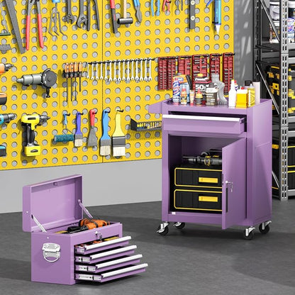 Greenvelly Tool Chest, 5-Drawer Rolling Tool Chest - Image 2