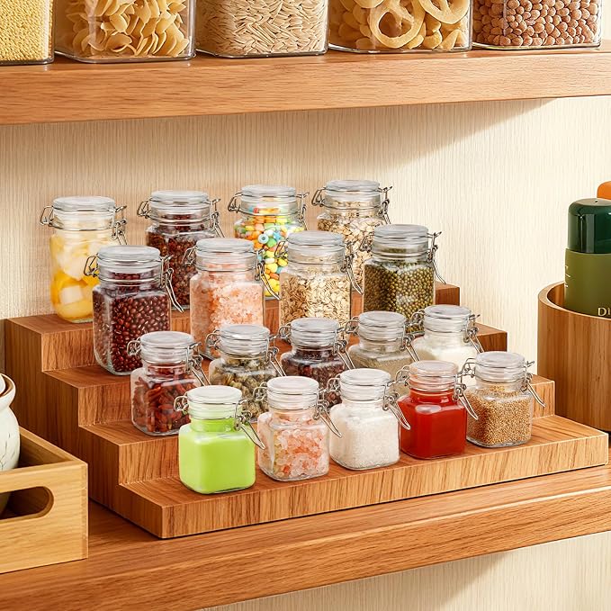12 Pack Spice Jars, 4 oz Glass Containers - Image 5