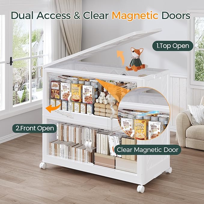 600QT Extra Large Stackable Storage Bins - Image 3