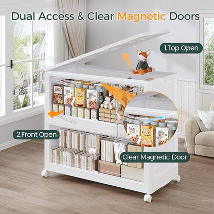600QT Extra Large Stackable Storage Bins - Image 3