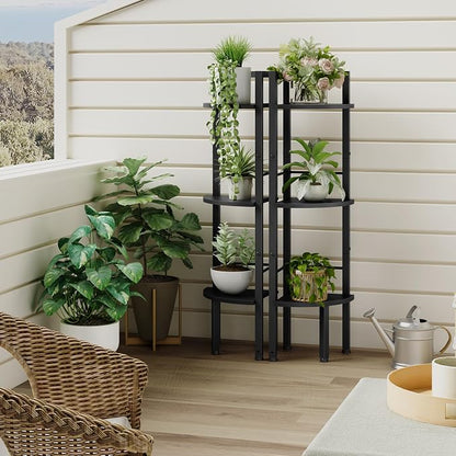 Tajsoon Small Corner Shelf Stand 3 Tier 39.5" - Image 7
