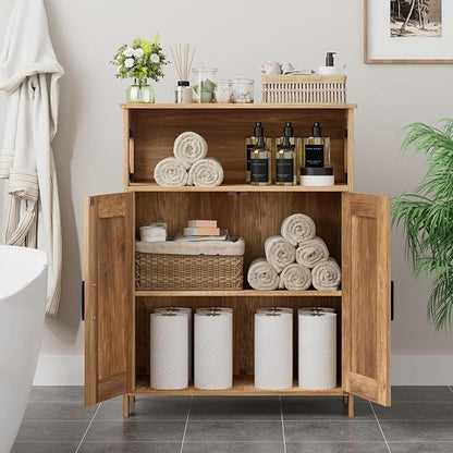 Homhedy Farmhouse Bathroom Storage Cabinet - Image 8