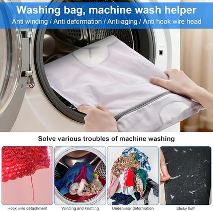 6 Pcs Laundry Bag, 12“x16”Mesh Laundry Bags - Image 6