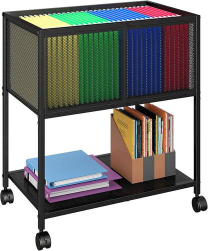 Sbanmao Rolling File Cart, Mobile File Cabinet by shengbaomaoyi