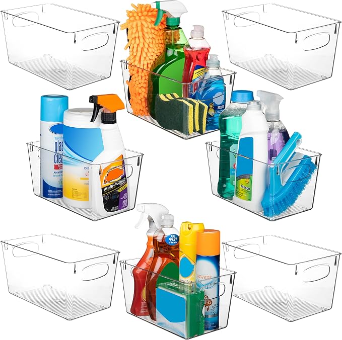 ClearSpace Clear Plastic Storage Bins – Perfect Kitchen Organization and by ClearSpace