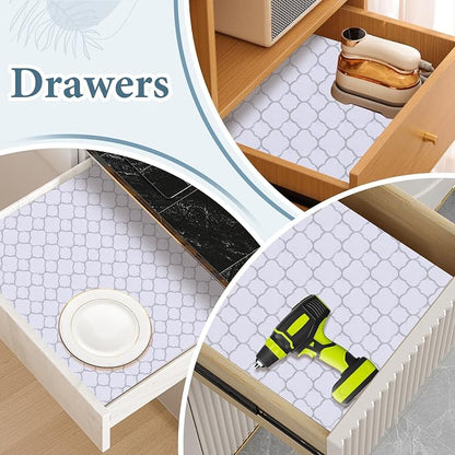 Shelf Liners for Kitchen Cabinets 23.6in x 20FT Non Adhesive Drawer Liner - Image 3