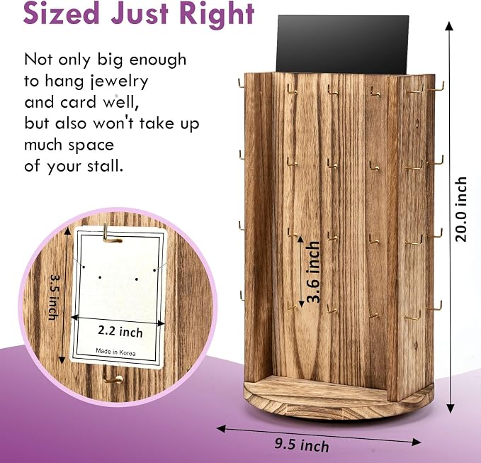 Pinzoveco Rotating Earring Display Stands - Image 4
