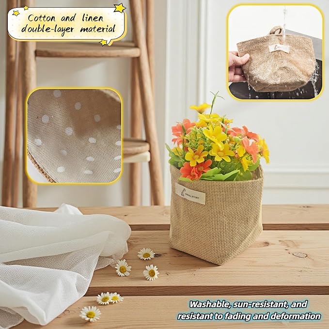 Machine Washable Hemp Cotton Hanging Organizer - Image 8