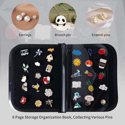 Enamel Pin Display Book, Small Collections Or Travel Pin Trading Book, Pin - Image 4