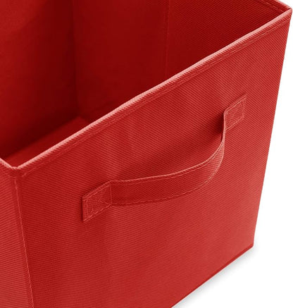 Casafield Set of 6 Collapsible Fabric Cube Storage Bins, Cubby Organizers & More - Image 3