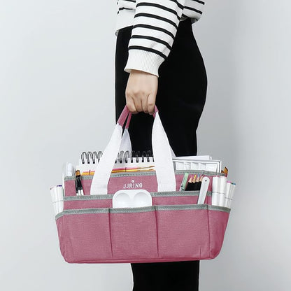 JJRING Craft Organizer Tote Bag, Art Storage Caddy - Image 8