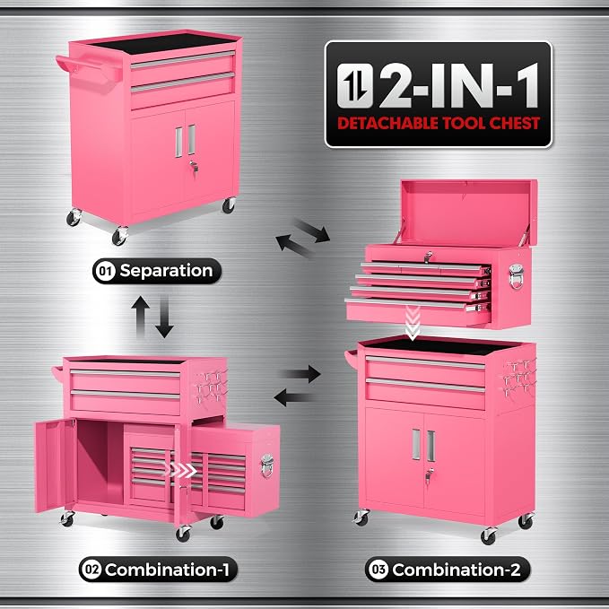 INTERGREAT Tool Chest, Tool Cabinet - Image 8