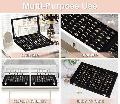 Ring Organizer for Jewelry, Ring Holder Box - Image 3