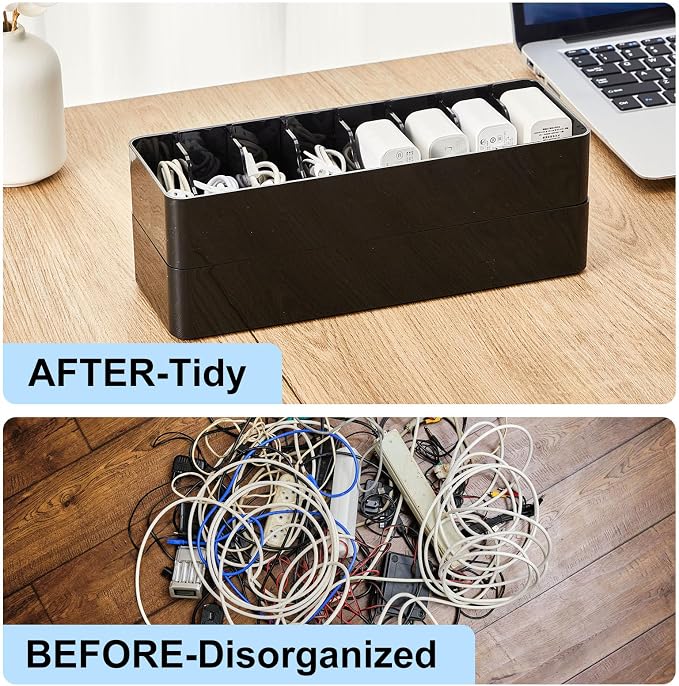Tatuo 2 Pcs Cable Organizer Box - Image 5